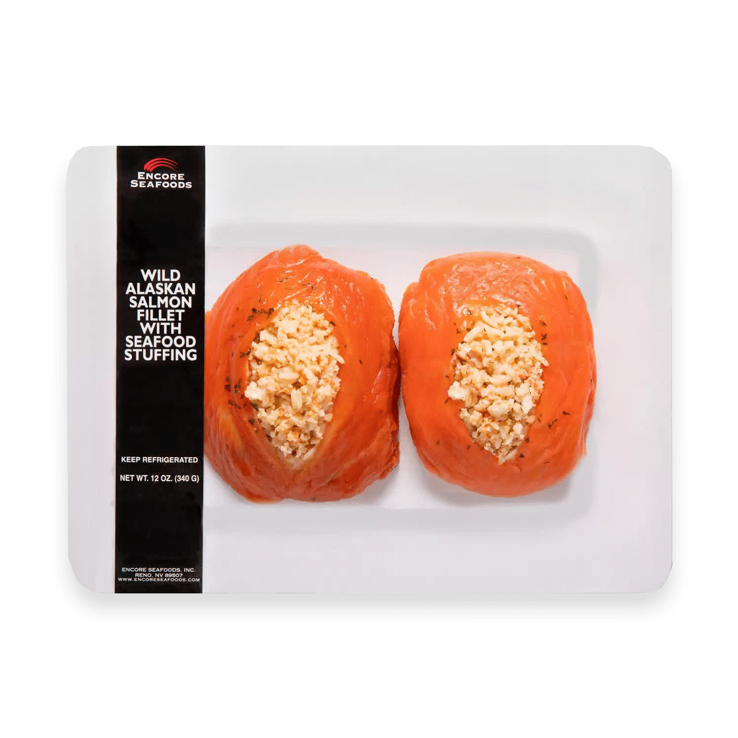 Encore Seafoods Stuffed Alaskan Salmon